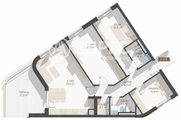 Едностаен апартамент, Пловдив, Център, 667153, Снимка 1