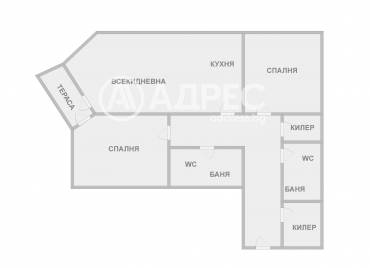 Тристаен апартамент, Варна, к.к. Чайка, 670154, Снимка 1