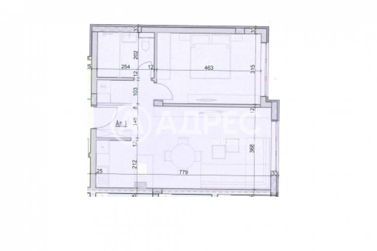 Двустаен апартамент, Варна, Галата, 604156, Снимка 2