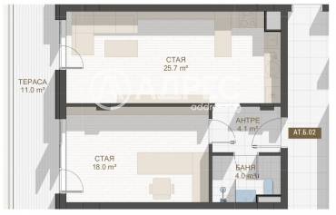 Двустаен апартамент, Пловдив, Център, 667156, Снимка 1