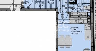 Тристаен апартамент, Бургас, Зорница, 681156, Снимка 3