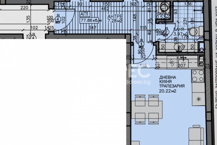 Тристаен апартамент, Бургас, Зорница, 681156, Снимка 3