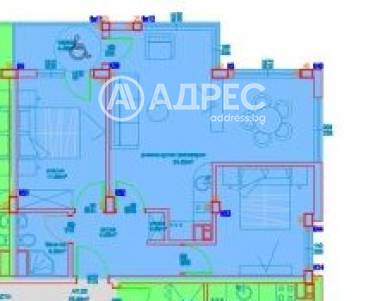 Тристаен апартамент, Бургас, Славейков, 679158, Снимка 1