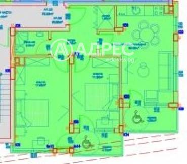 Тристаен апартамент, Бургас, Славейков, 679159, Снимка 1