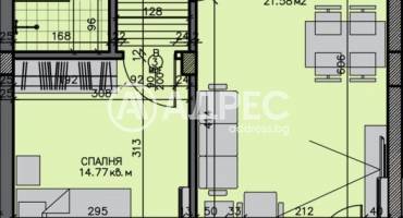 Двустаен апартамент, Бургас, Зорница, 681159, Снимка 3