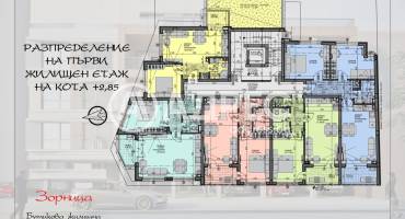 Двустаен апартамент, Бургас, Зорница, 681159, Снимка 4