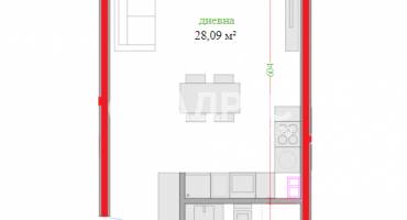 Двустаен апартамент, Варна, Трошево, 676160, Снимка 5
