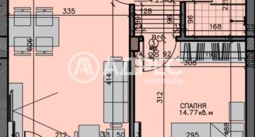 Двустаен апартамент, Бургас, Зорница, 681161, Снимка 3