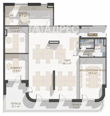 Офис, Пловдив, Център, 667162, Снимка 1