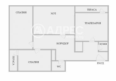 Тристаен апартамент, Ямбол, Георги Бенковски, 674162, Снимка 1