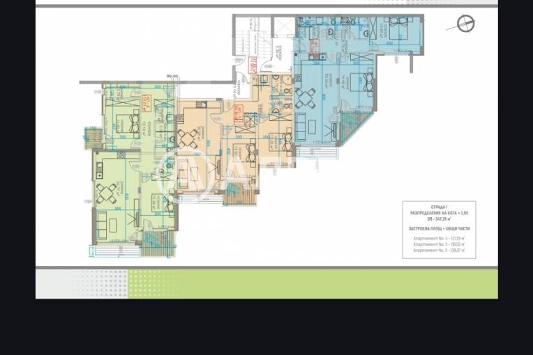 Тристаен апартамент, Варна, Виница, 677162, Снимка 2