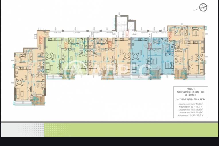 Тристаен апартамент, Варна, Виница, 677162, Снимка 6