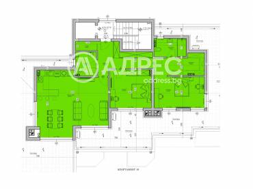 Тристаен апартамент, Варна, Левски, 682162, Снимка 1