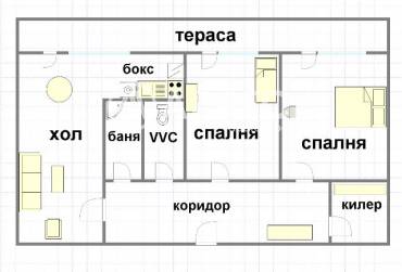 Тристаен апартамент, Варна, Младост 1, 676163, Снимка 1