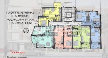 Двустаен апартамент, Бургас, Зорница, 681165, Снимка 4