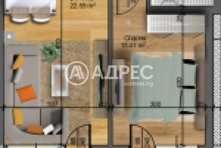 Двустаен апартамент, Пловдив, Христо Смирненски, 609167, Снимка 4