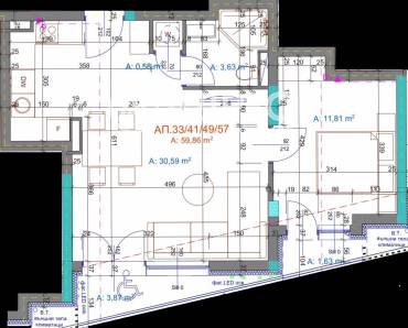 Двустаен апартамент, Бургас, Братя Миладинови, 672167, Снимка 1