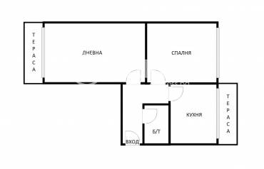 Двустаен апартамент, Варна, Владислав Варненчик, 701167, Снимка 1
