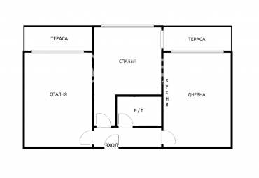 Тристаен апартамент, Варна, Владислав Варненчик, 699168, Снимка 1
