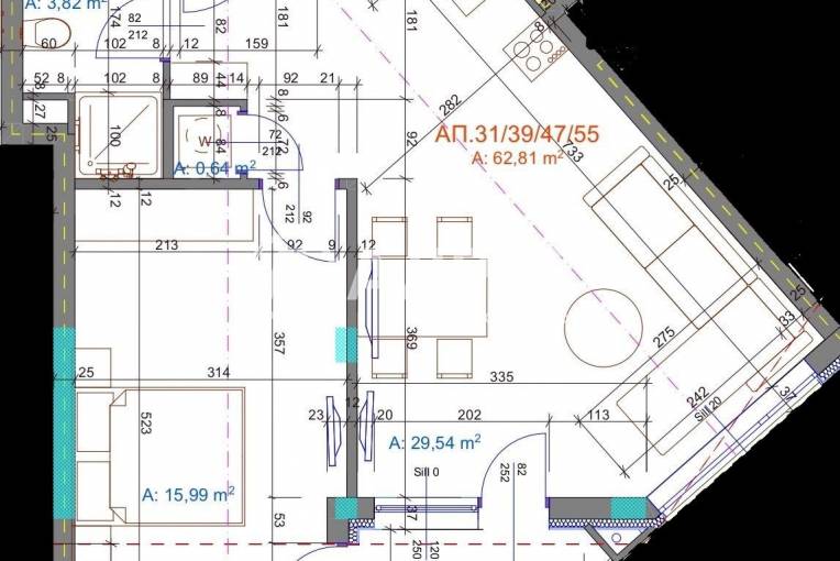 Двустаен апартамент, Бургас, Братя Миладинови, 672170, Снимка 1