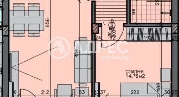 Двустаен апартамент, Бургас, Зорница, 681171, Снимка 3