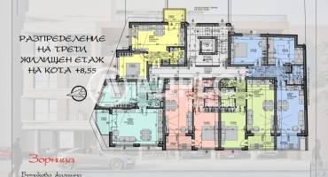 Двустаен апартамент, Бургас, Зорница, 681171, Снимка 4