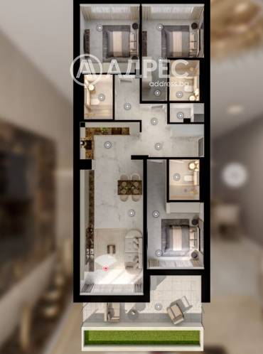 Многостаен апартамент, София, Манастирски ливади - изток, 671172, Снимка 1