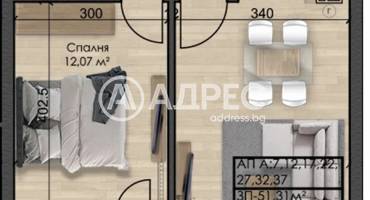 Двустаен апартамент, София, Овча купел, 681173, Снимка 4