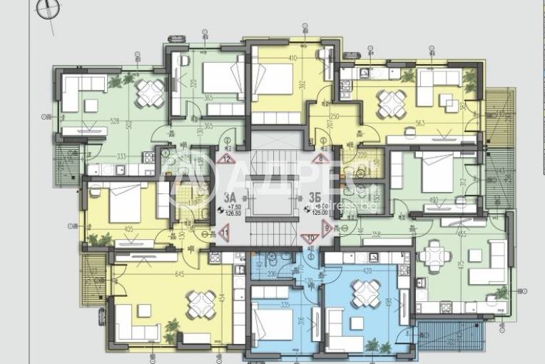 Двустаен апартамент, Варна, Изгрев, 683174, Снимка 4