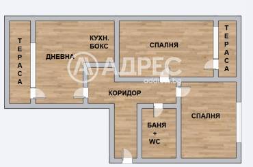 Тристаен апартамент, Варна, Гранд Мол Варна, 698174, Снимка 1