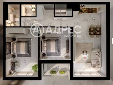 Тристаен апартамент, София, Манастирски ливади - изток, 671176, Снимка 1