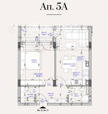 Двустаен апартамент, София, Лагера, 686176, Снимка 1