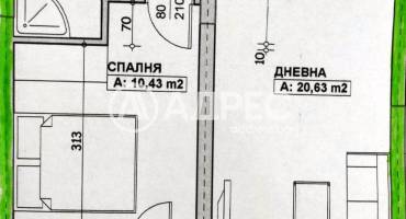 Двустаен апартамент, Благоевград, Широк център, 589177, Снимка 7