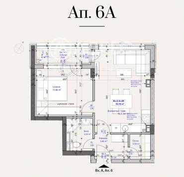 Двустаен апартамент, София, Лагера, 686177, Снимка 1