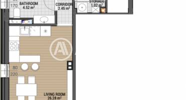 Тристаен апартамент, София, Камбаните, 684178, Снимка 3