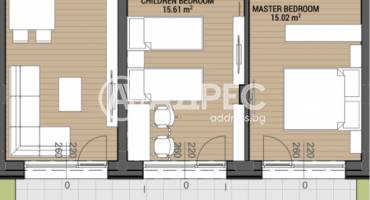 Тристаен апартамент, София, Камбаните, 684179, Снимка 3