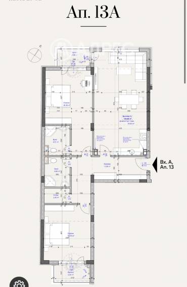 Тристаен апартамент, София, Лагера, 686179, Снимка 1