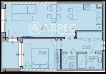 Двустаен апартамент, Варна, Кайсиева градина, 679180, Снимка 1