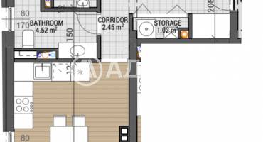 Тристаен апартамент, София, Камбаните, 684181, Снимка 3