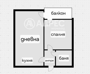 Двустаен апартамент, София, Надежда 2, 701182, Снимка 1