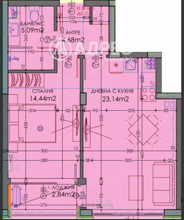 Двустаен апартамент, Пловдив, Тракия, 664183, Снимка 1