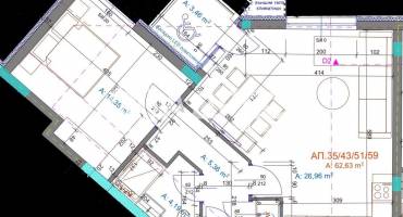 Двустаен апартамент, Бургас, Братя Миладинови, 672184, Снимка 1