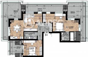 Тристаен апартамент, София, Кръстова вада, 677185, Снимка 1