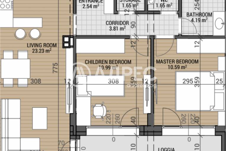 Тристаен апартамент, София, Камбаните, 684185, Снимка 3