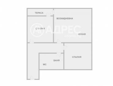 Тристаен апартамент, Варна, Аспарухово, 691186, Снимка 1