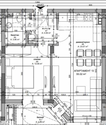 Двустаен апартамент, Поморие, местност Палеокастро, 646187, Снимка 1