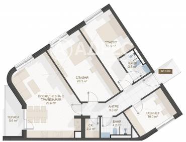 Многостаен апартамент, Пловдив, Център, 667187, Снимка 1