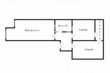 Тристаен апартамент, Бургас, Меден рудник - зона Г, 685189, Снимка 1