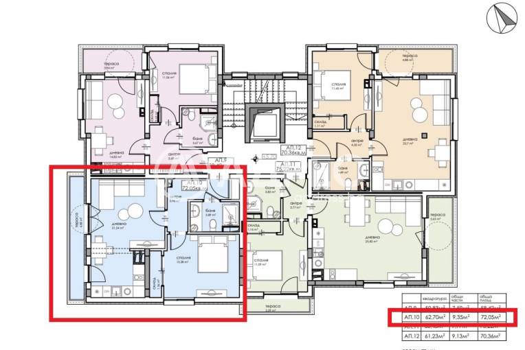 Двустаен апартамент, Созопол, местност Месаря, 677192, Снимка 4