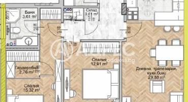 Тристаен апартамент, София, Люлин 8, 675193, Снимка 1